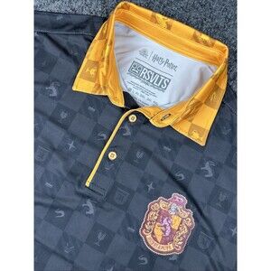 RSVLTS Breakfast Ball Harry Potter “Hufflepuff” All Day Polo Men's Medium